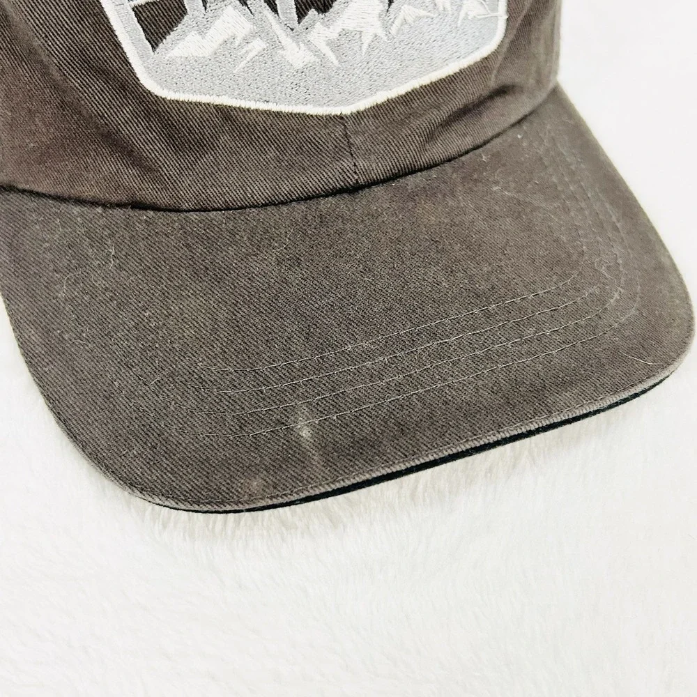 Bighorn‎ Patio Works Patch Hat Cap Adjustable Strapback Gray Outdoors Workwear